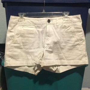 Worn-once White Elle Shorts, size 8